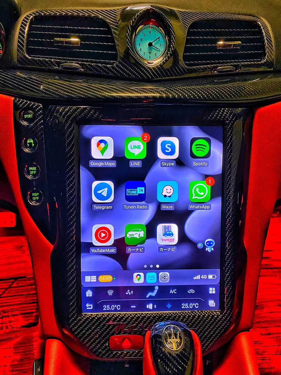 サムネイル： ALL in One Androidユニット   MaseratiGranturismo