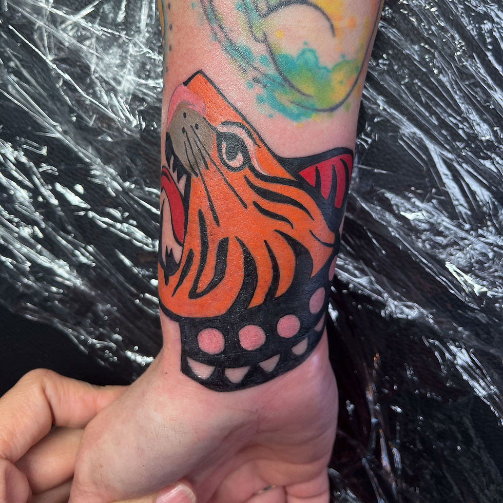 Tattoos by Carolina Vera at Mockingbird Tattoo Sarasota, FL