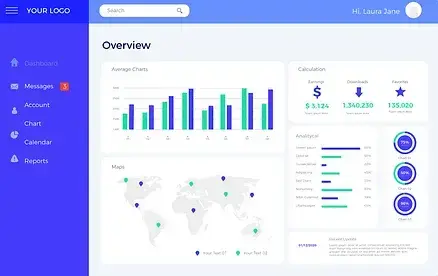 Data analysis dashboard and visualization