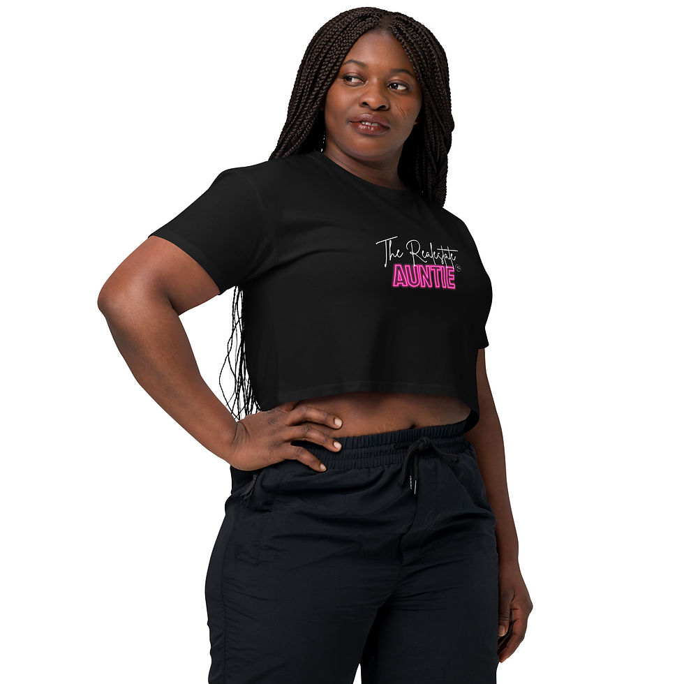 Thumbnail: The Real Estate Women’s crop top