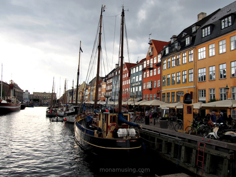 boats and colorful buildings along Nyhavn Canal in Copenhagen