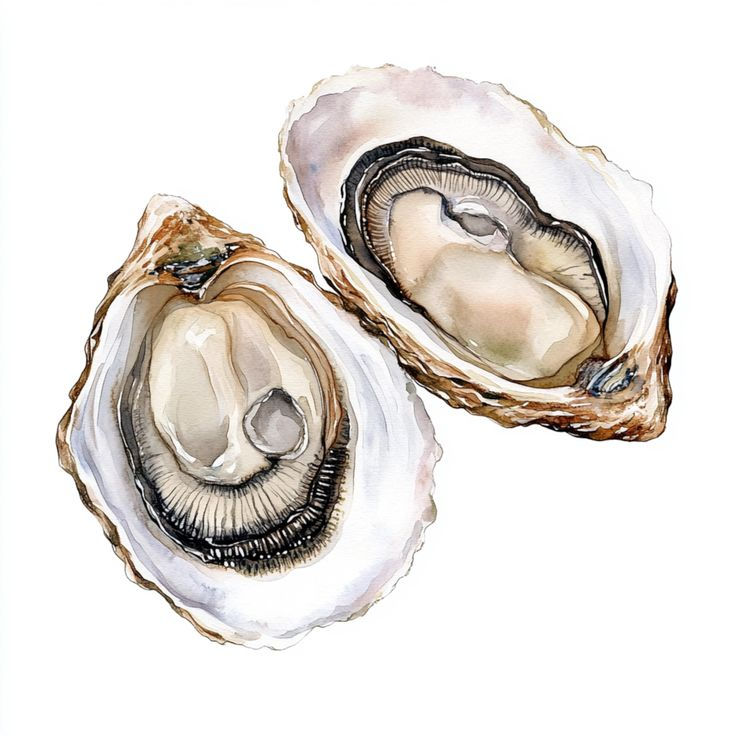 Mariscos ricos en taurina como ostras, almejas y choritos.