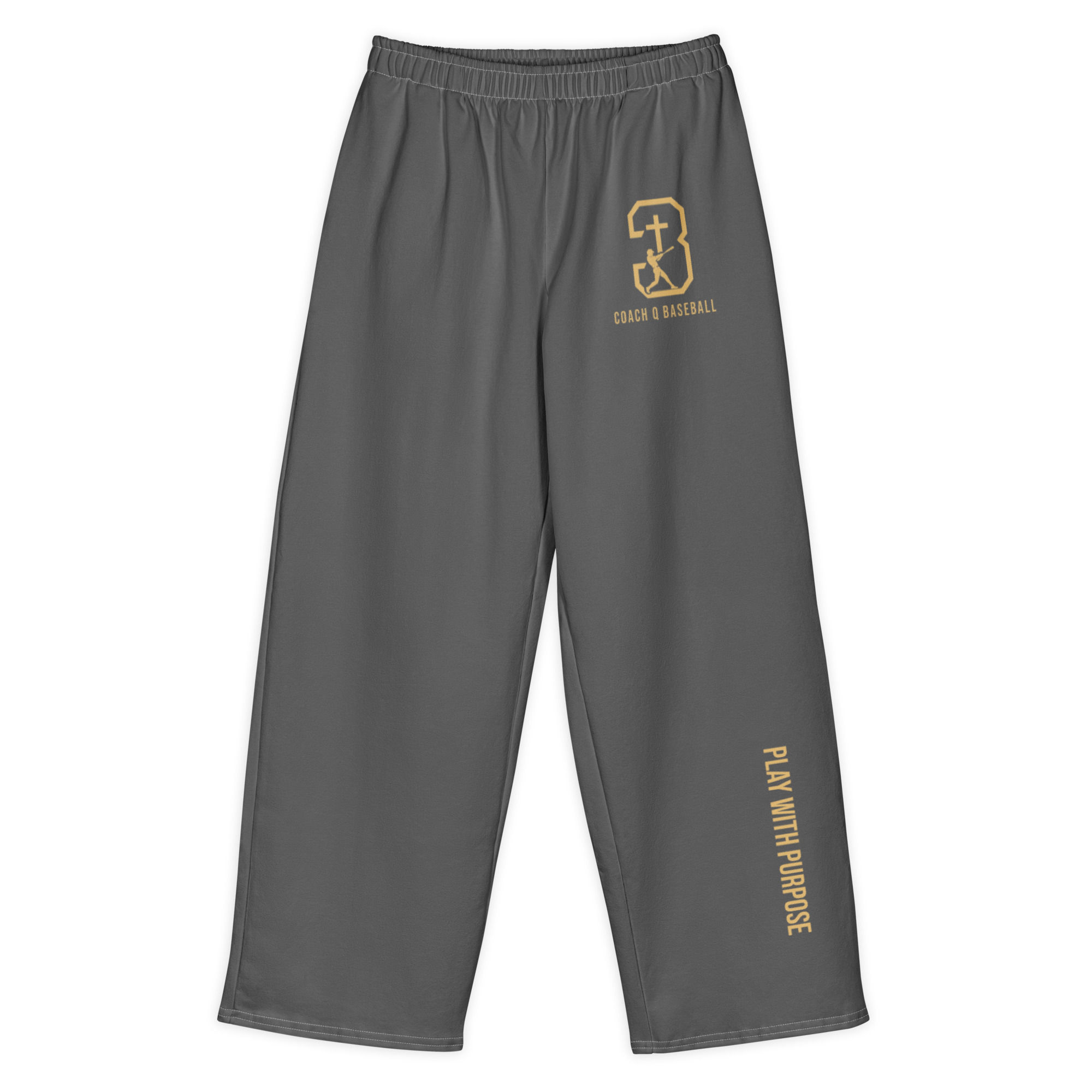 Play With Purpose Wide-Leg Pants (GREY)