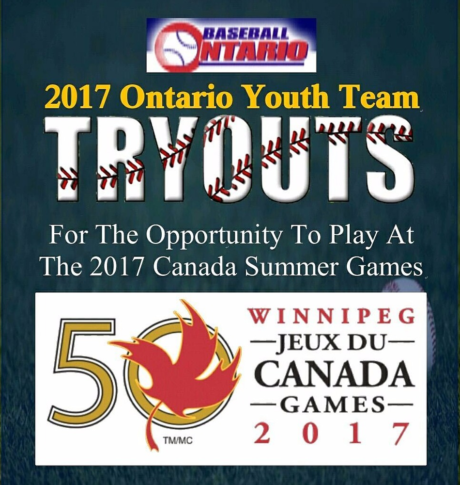 2017 Baseball Ontario Youth Team Tryouts