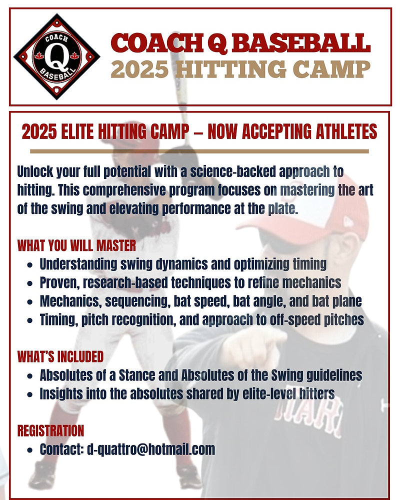 Coach Q Sto Rox Coach Q Baseball 2025 Elite Hitting Camp