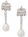 Pearl drop earrings