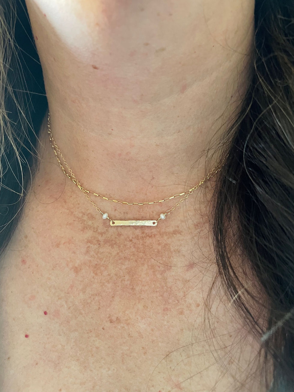 Thumbnail: PEARL & BAR NECKLACE 