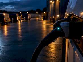 Fleet depot using bidirectional EV charging