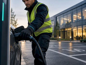 Office car park EV charging installation
