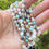 Thumbnail: Divine Intuition Mala, Amazonite + Rose Quartz 108 Bead Handmade + Knotted Mala