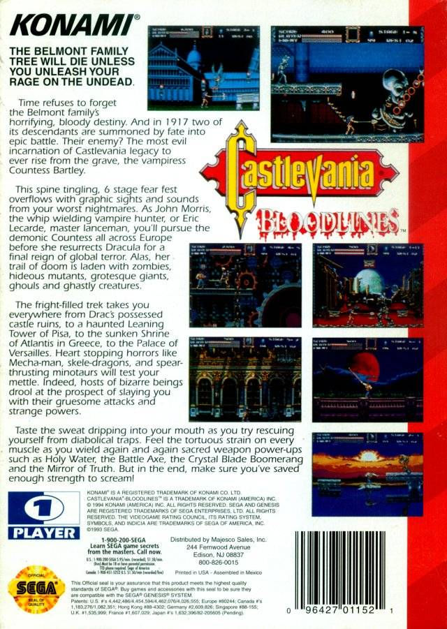 Thumbnail: Castlevania: Bloodlines