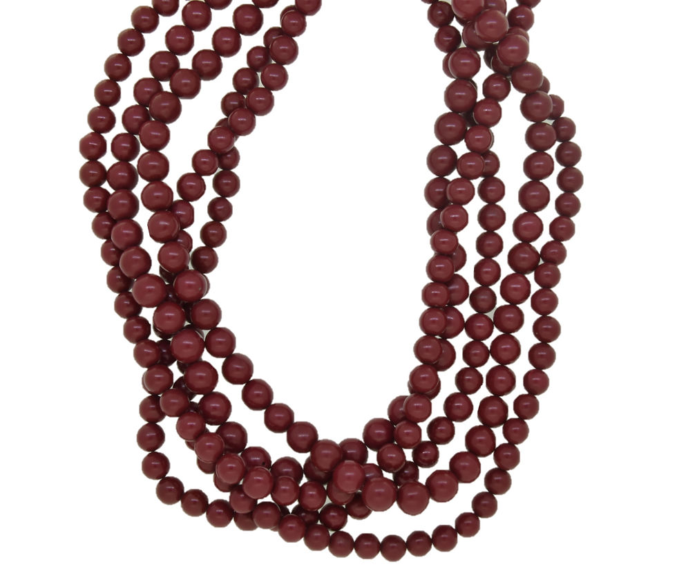 الصورة المصغرة: Ruby Quartz Plain Round Shape Beads 7mm Size, 1 Strand Each of 16" Length