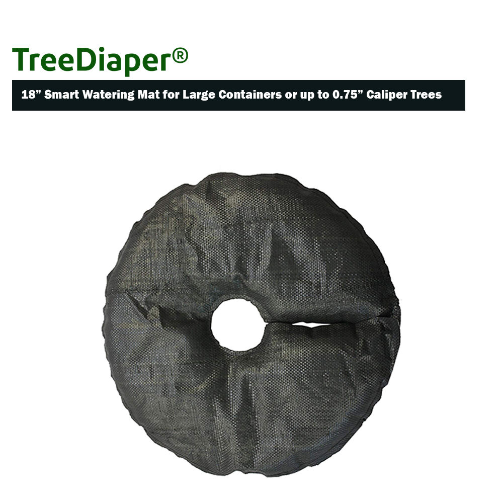 TreeDiaper 18" Smart Watering Mat for containers/trees w/root balls 7-10 inches