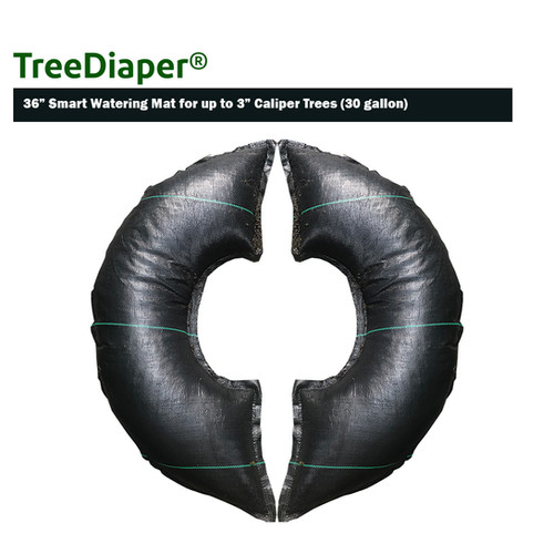 TreeDiaper 36" Smart Watering Mats for 3" Caliper Trees ecoturfmidwest