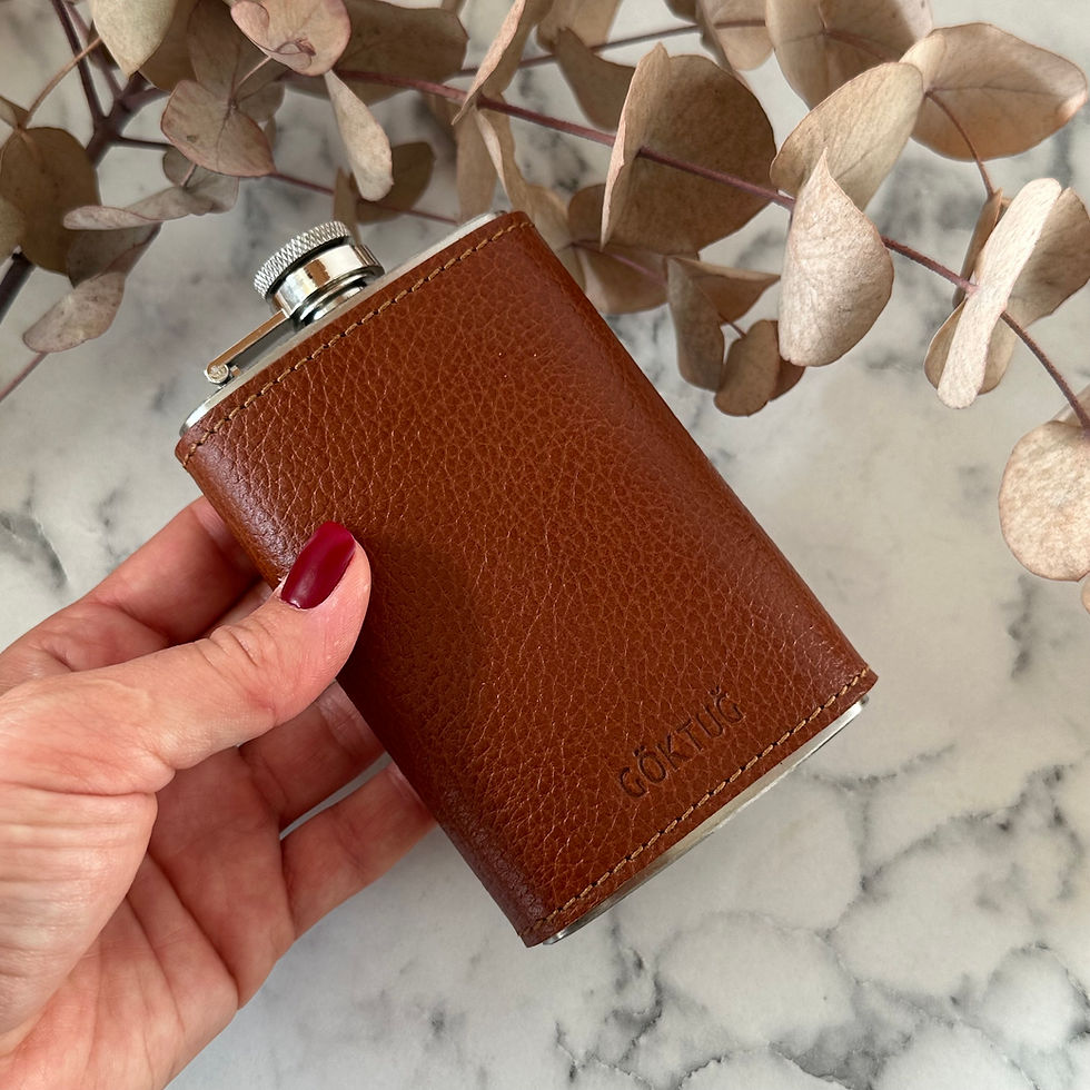 Küçük resim: Deri Kaplı Matara