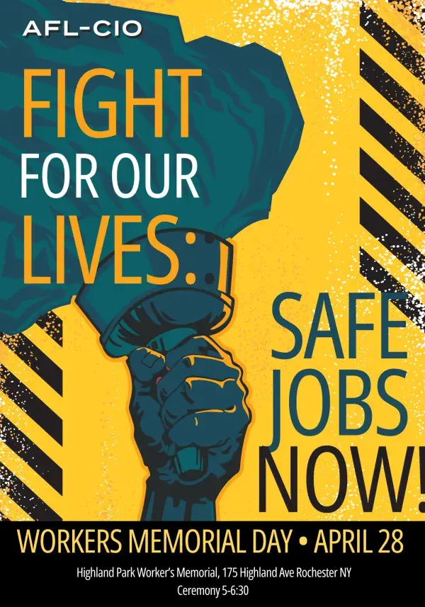 Rochester Labor Council Workers Memorial Day Event