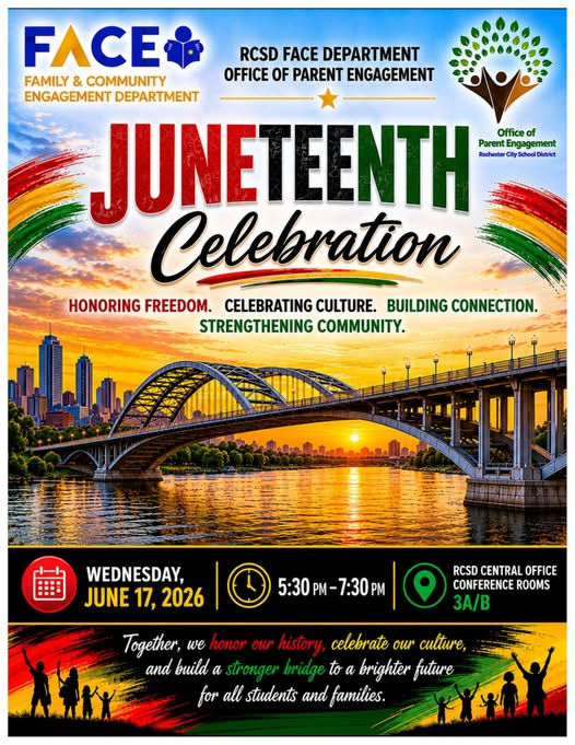 Rochester City School District to Host Juneteenth Celebration