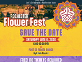 City to Host Flower Fest Celebrating 50th Anniversary of the Rochester City Mark