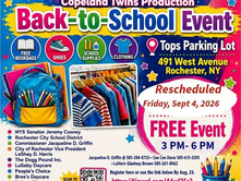 Evento de regreso a clases para las familias de Rochester