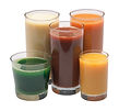 Five glases of smoothies