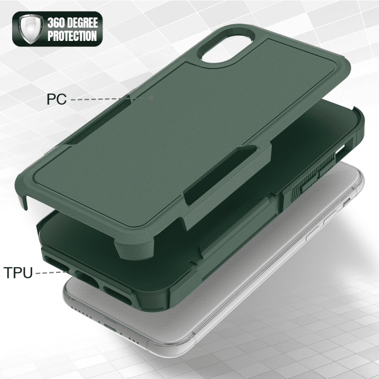 Thumbnail: For iPhone X / XS 2 in 1 PC + TPU Phone Case