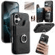 Miniatyrbilde: BW-3 Twill Multi-Card Ring Holder Wallet Phone Case for iPhone 17