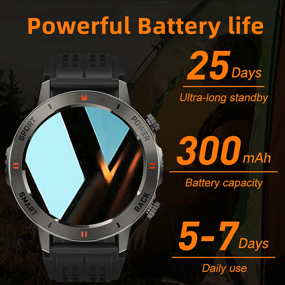 Thumbnail: SENBONO Hot Sales SmartWatch Men S81PRO Answer Call Heart Rate Waterproof Round 
