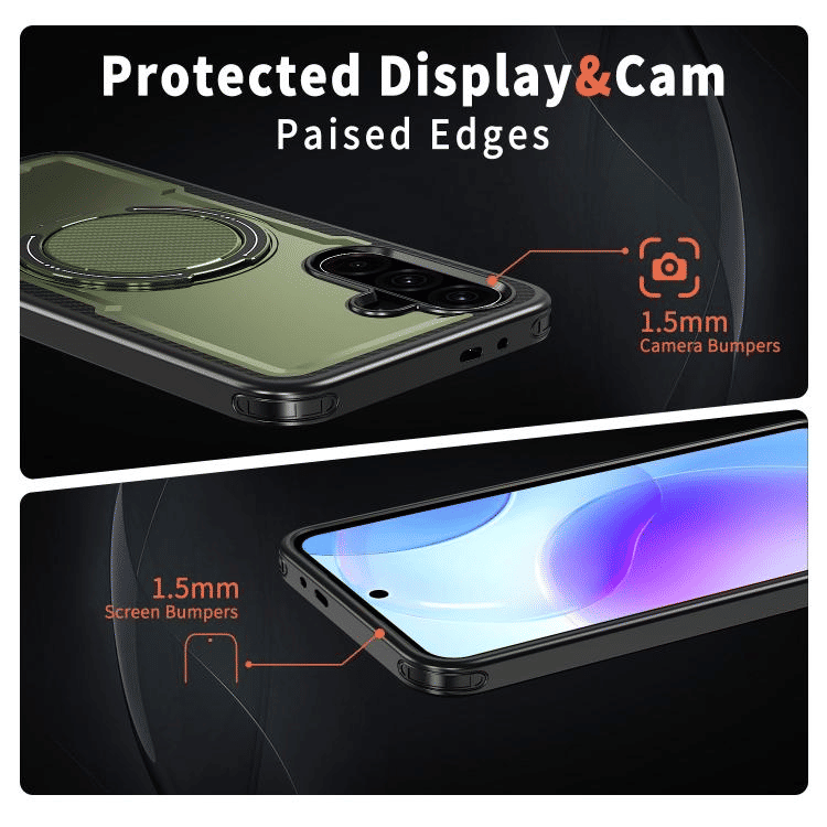 Miniatyrbilde: Rotating Kickstand Mag Safe Phone Case for Samsung