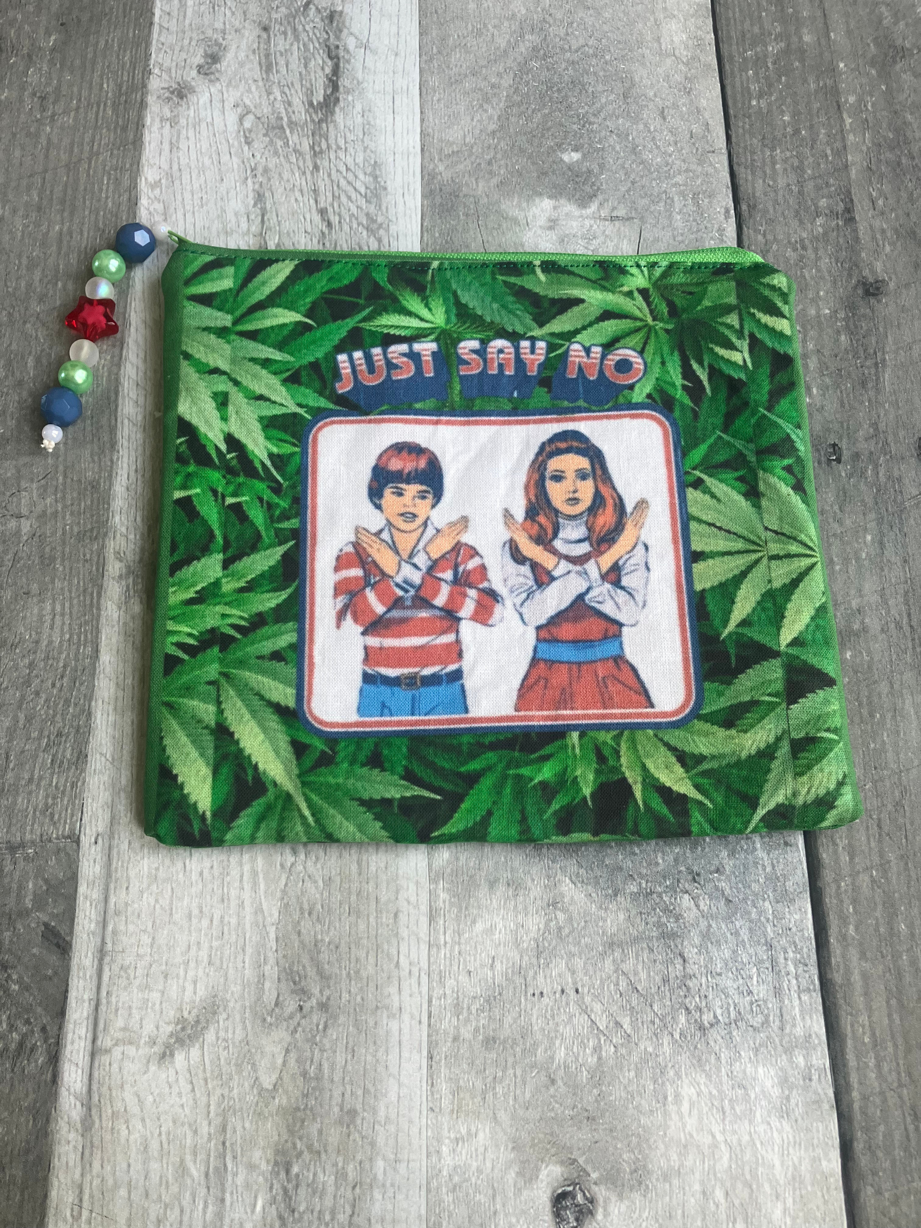 Just Say No Zipper Pouch