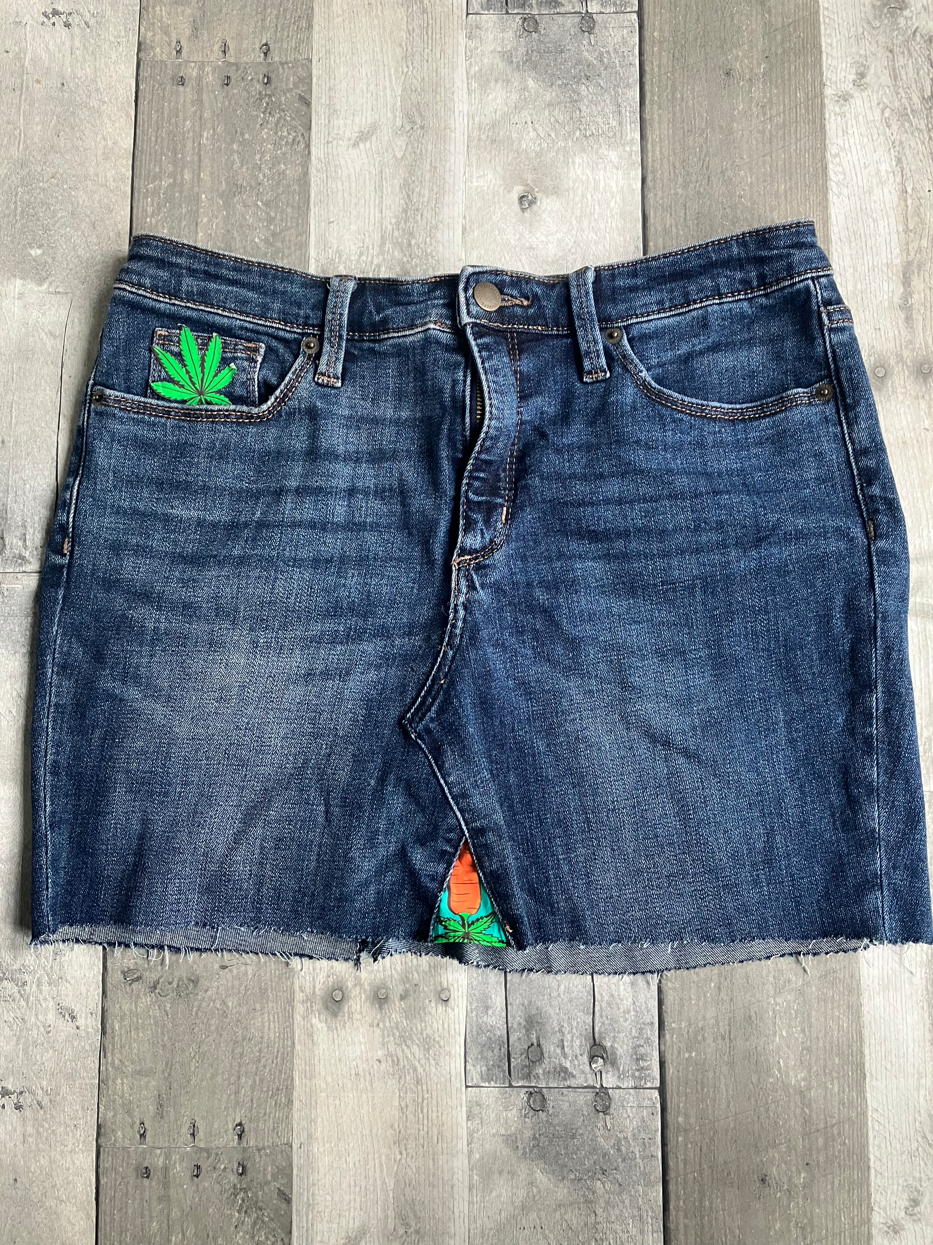 Cannacarrot Jean Skirt