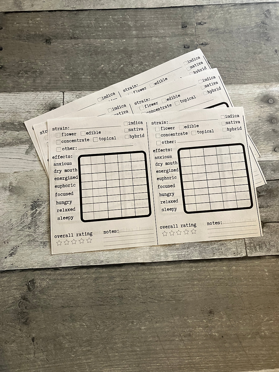consumption journal pages