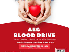 AEG Community Blood Donation Drive
