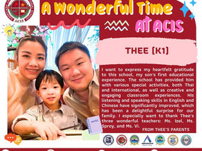 Explore Thees' Amazing Educational Journey at ACIS!