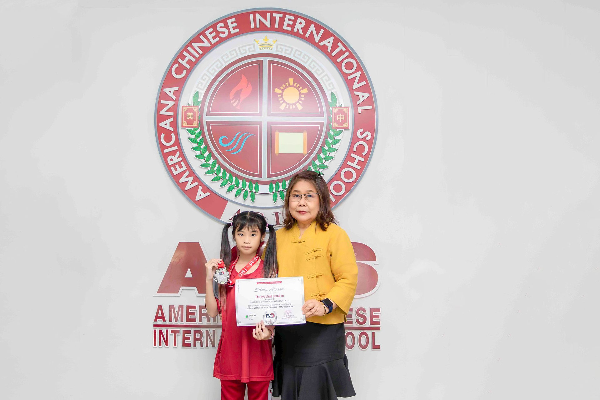 Double the Brilliance: Twins Secure Silver in Fermat Mathematical Olympiad - ACIS