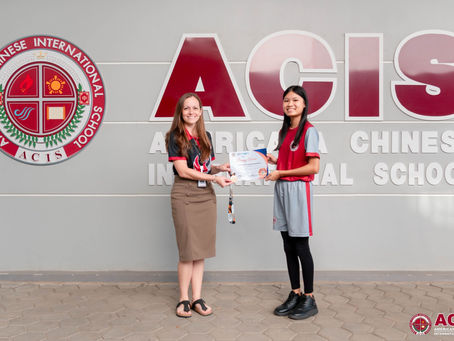 ACIS Student Shines Bright!