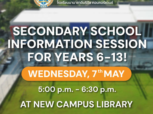 Discover the Future at BCIS: Join Our Secondary School Information Session