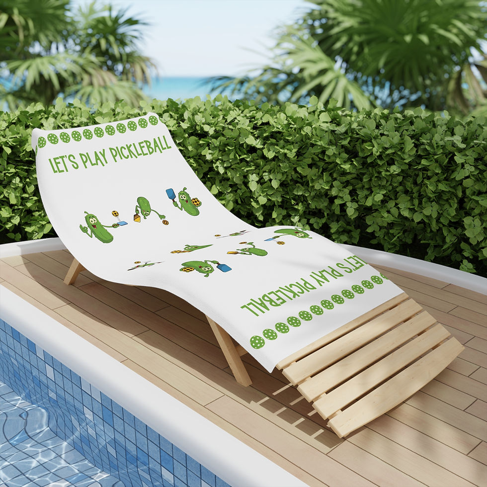 Pickleball Towel sunbed