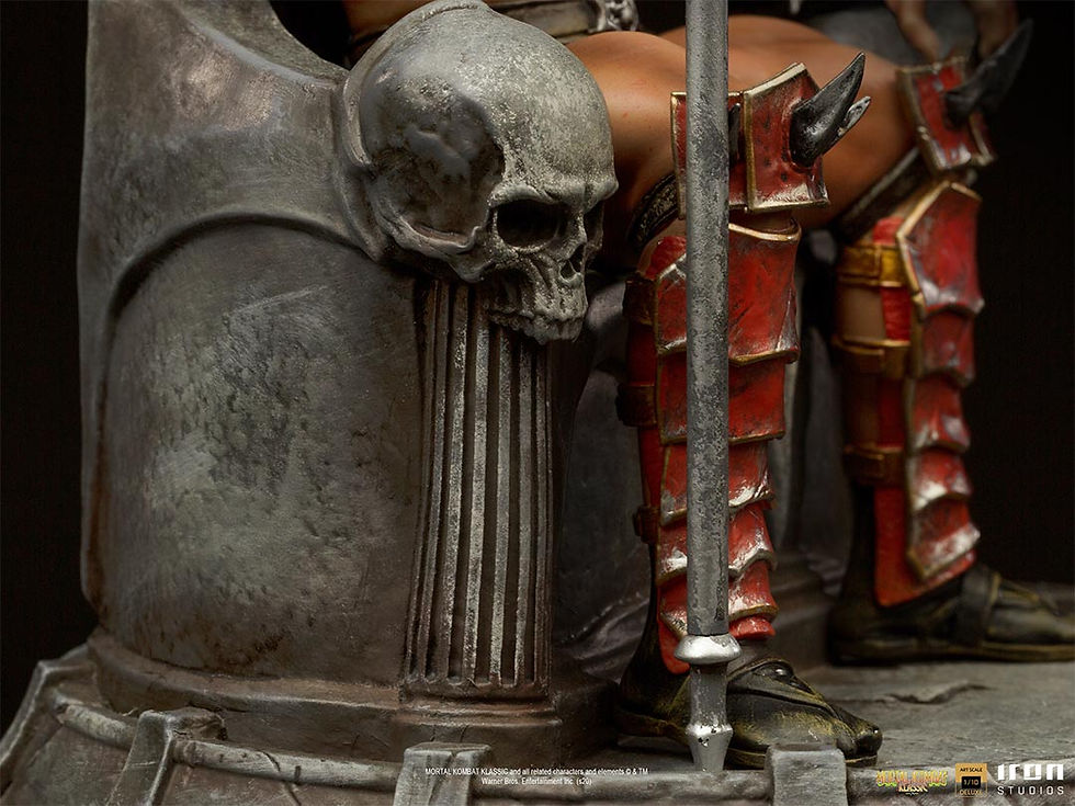 Miniatura: Shao Kahn Deluxe Art Scale 1/10 – Mortal Kombat - Iron Studios