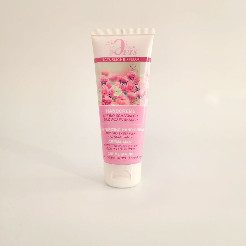 Ovis Handcreme mit Bio-Schafmilch und Rosenwasser für die tägliche Handpflege