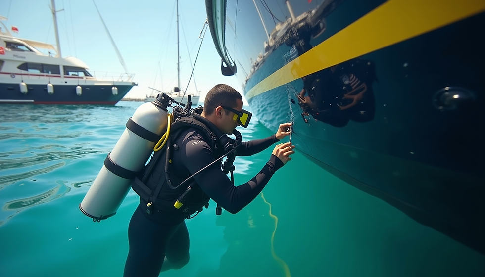 The Benefits of Regular Underwater Hull Cleaning Every 4 Weeks at Burnt Store Marina in Punta Gorda
