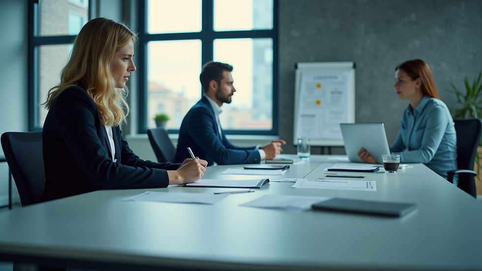 Wide angle view of a certification assessment setup