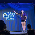 alumnos del curso de comedia con Belén Caccia en la Gran Via de Madrid, suben al escenario cada semana a practicar lo aprendido en las clases.