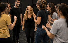 clase de teatro en Madrid impartida por Belén Caccia. Teatro para la vida