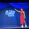 alumnos del curso de comedia con Belén Caccia en la Gran Via de Madrid, suben al escenario cada semana a practicar lo aprendido en las clases.