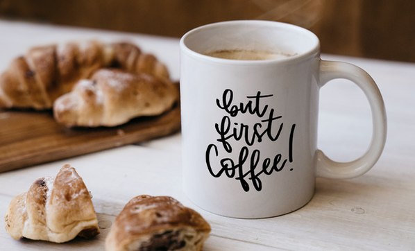 Handlettering Tasse