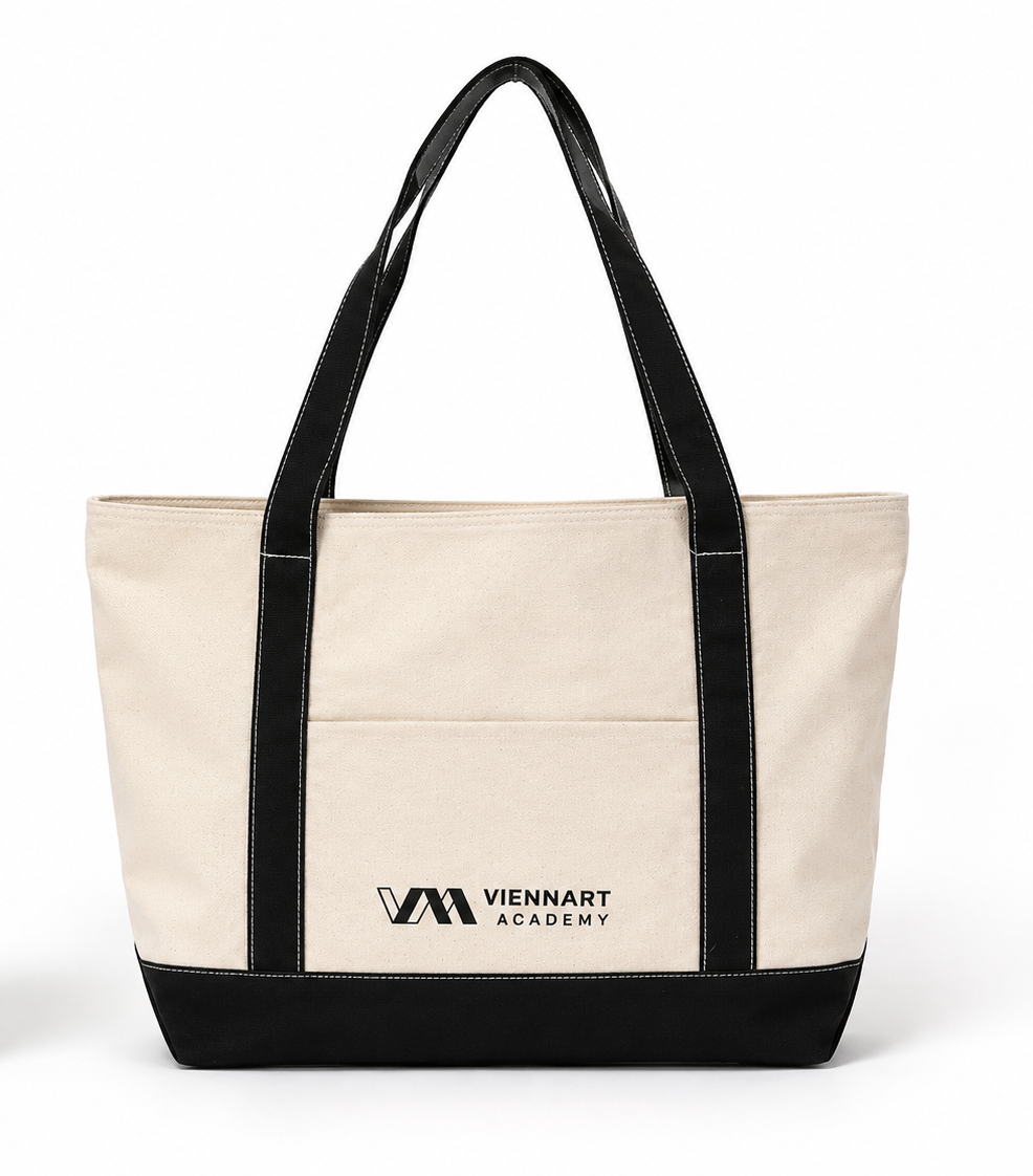 ViennArt Loomline Zipper Tote Bag