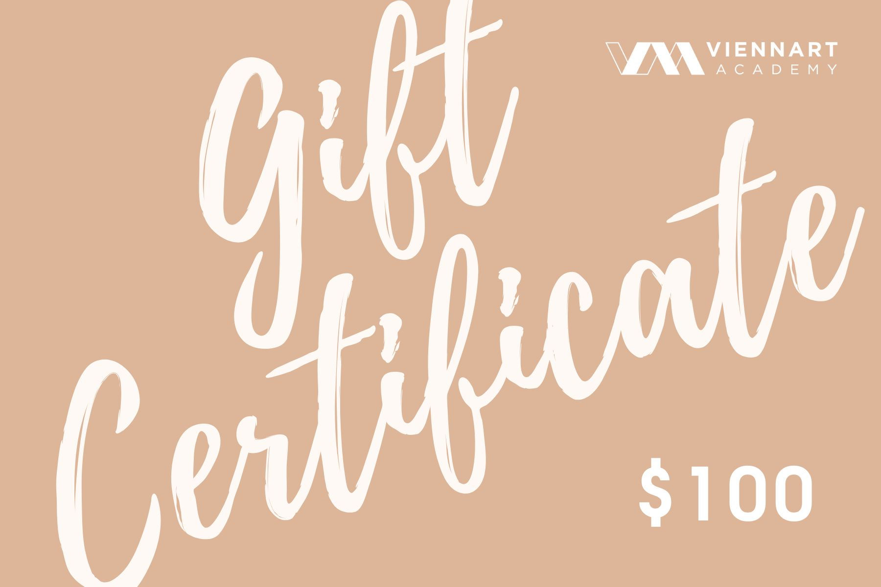 $100 ViennArt Gift Certificate (Electronic)