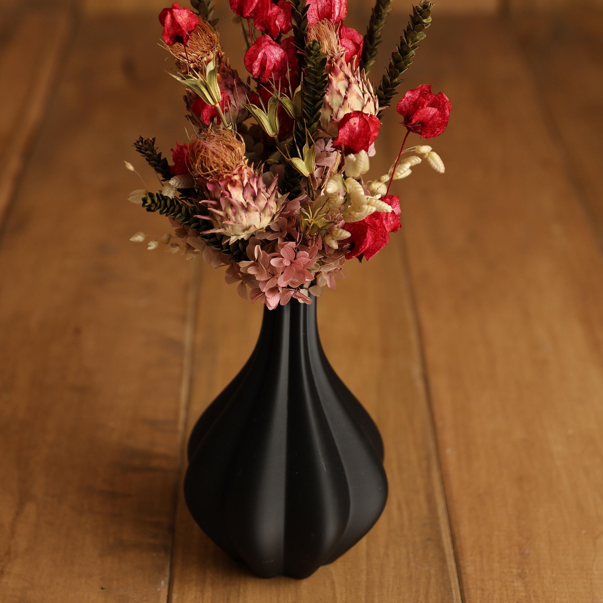 Dekovase 3D Druck – moderne, geometrische Vase aus PLA für stilvolle Wohnraumdekoration