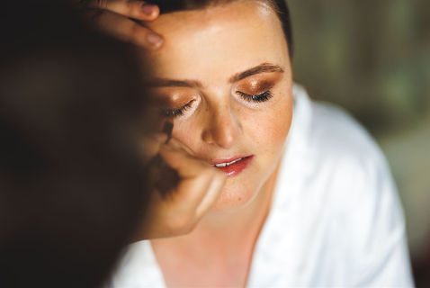 David Liebst Photograph of Samantha Price Makeup Artist Action Shot