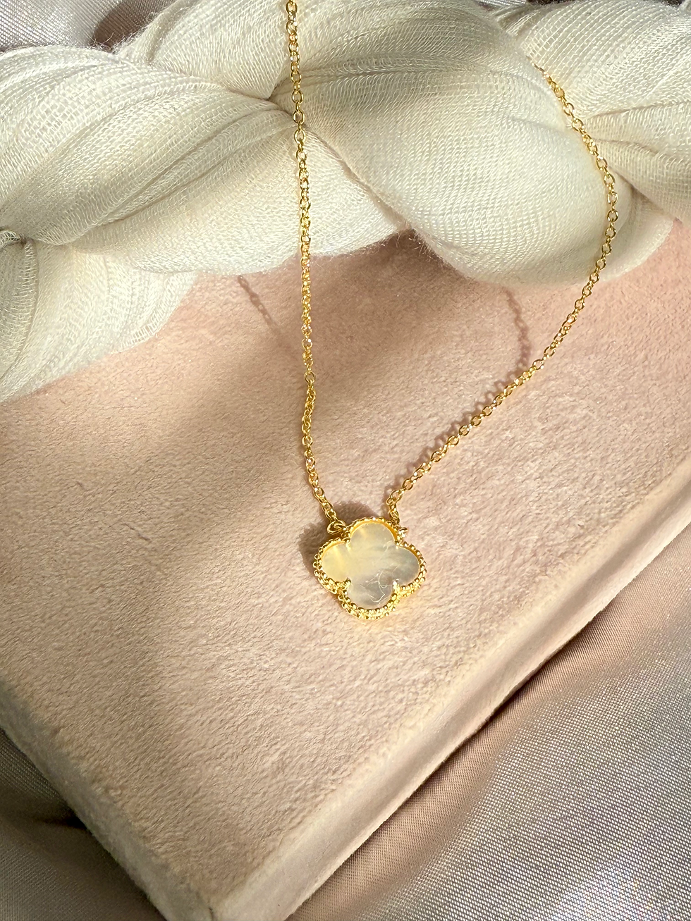 Thumbnail: Quatrefoil Clover Necklace